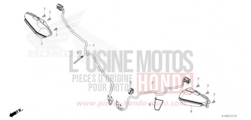 CLIGNOTANT AVANT NSS350AR de 2024